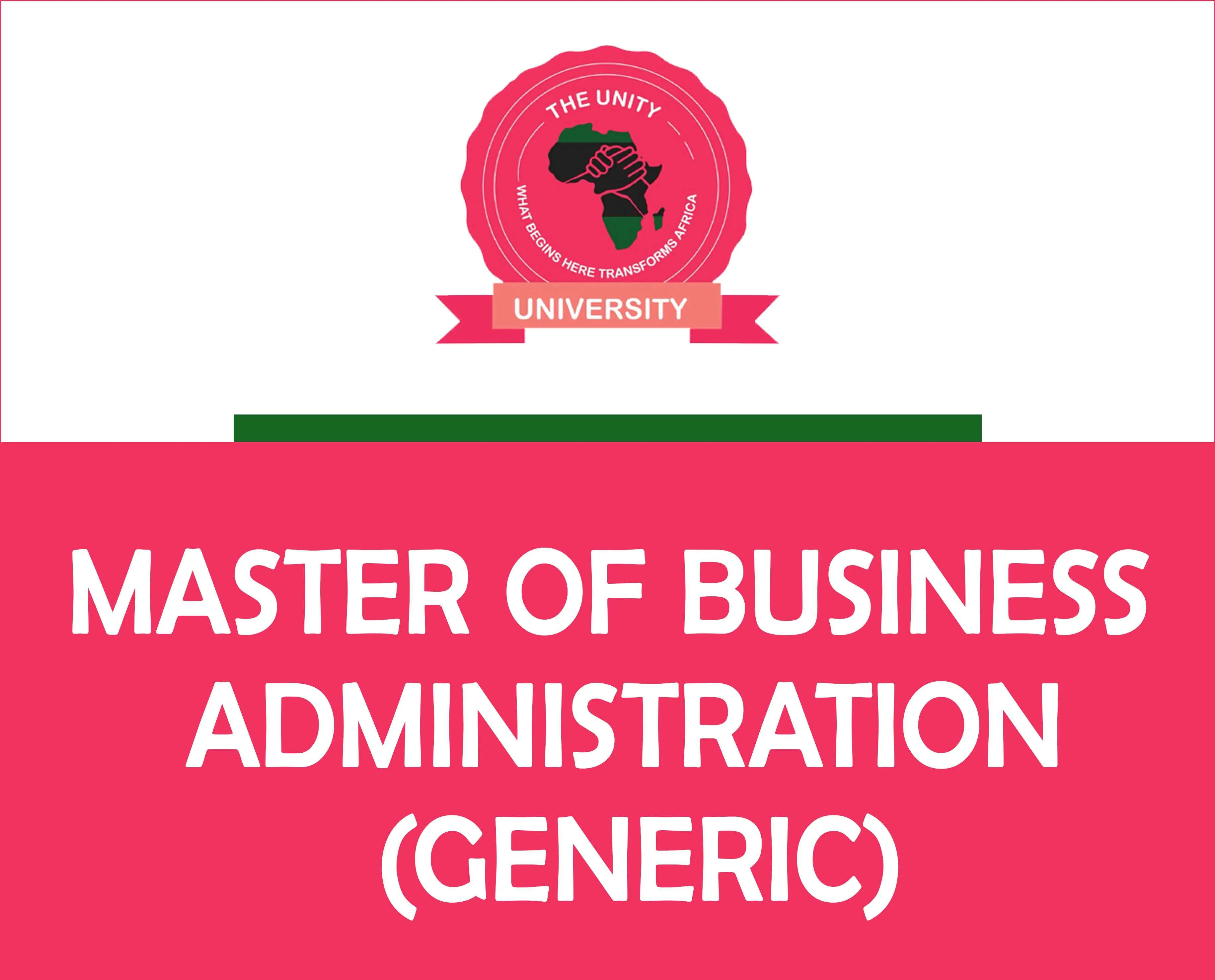 Master of Business Administration (MBA)